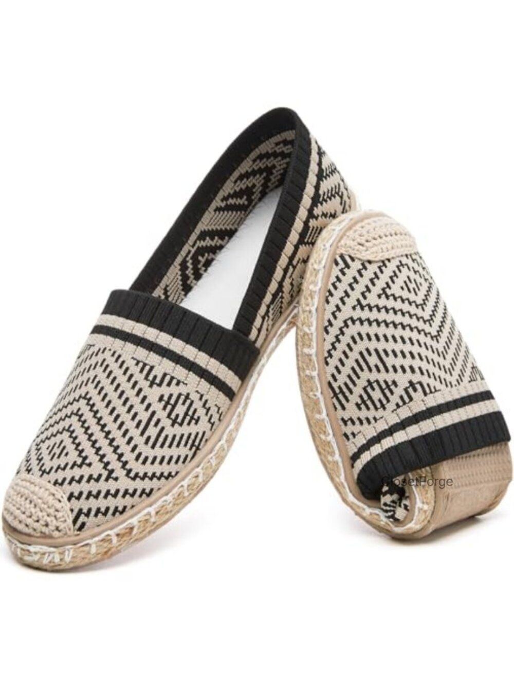 Women's Mesh Espadrille Ballet Flats Slip-On Loafers Breathable Lightweight